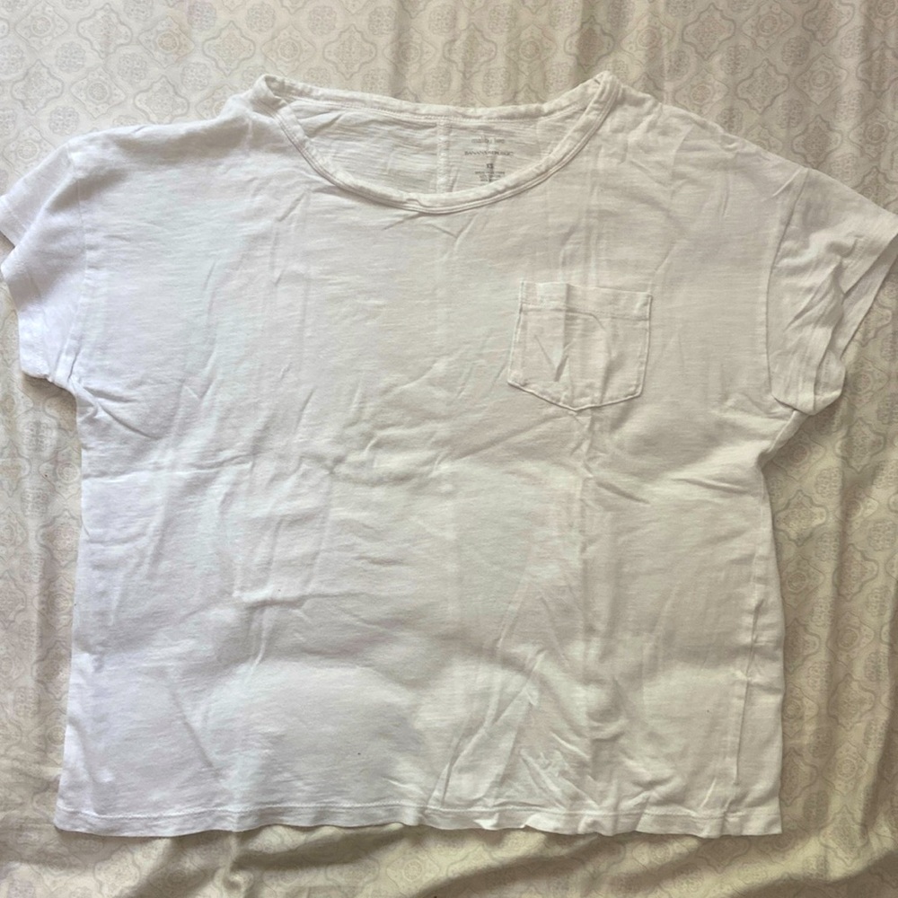 Plain White Banana Republic Tee